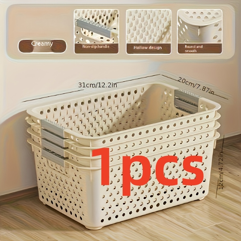 Home Goods Bathroom Storage - Caja de almacenamiento de plástico de