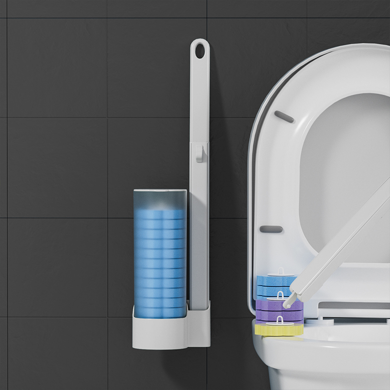 Toilet Brush Holder - Cepillo de baño desechable, herramienta de