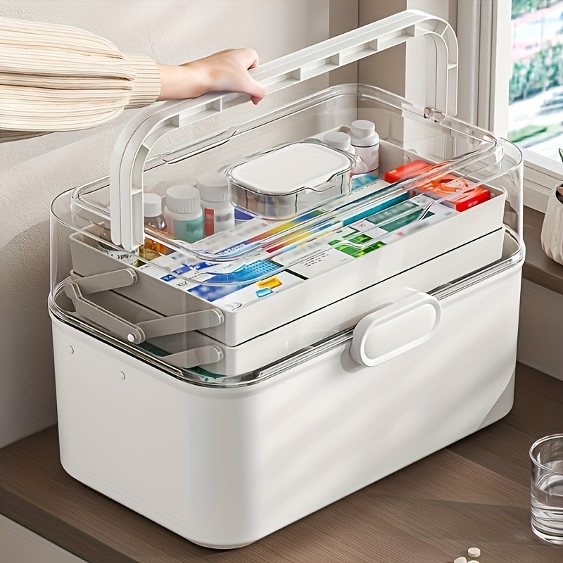 Home Goods Bathroom Storage - Caja de Almacenamiento de Medicamentos con