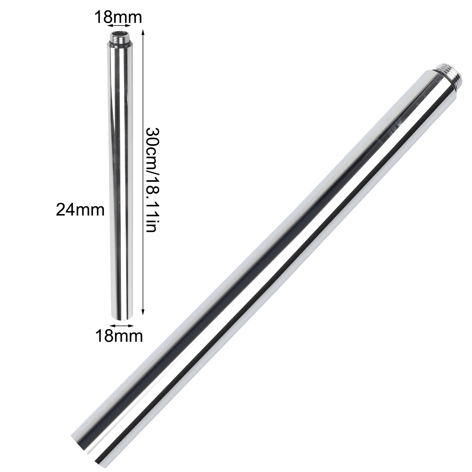 Home Bathroom Faucets - Extensor de ducha de 30cm, sistema