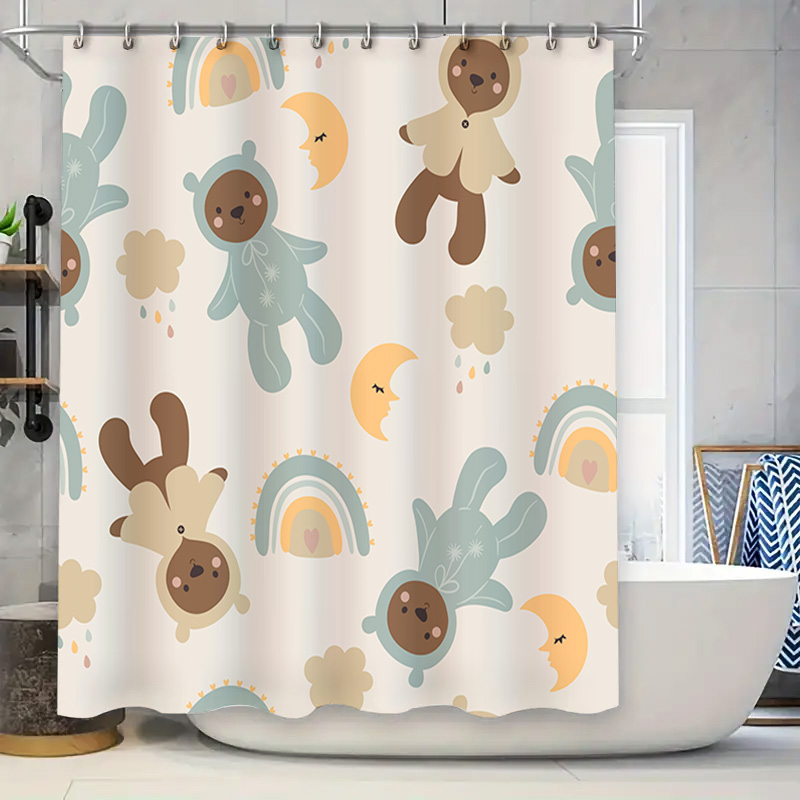 Adorable Home Bathroom Ideas - ¡Adorable juego de cortinas de ducha