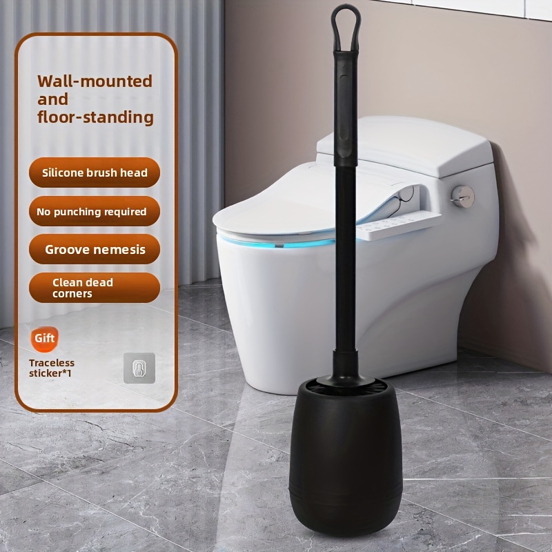 ​ Juego de escobilla de baño v - Toilet Brush Holder reseña y precio
