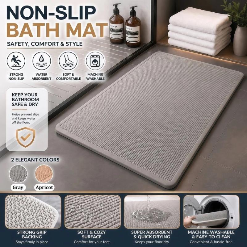 Alfombra de Baño Antideslizant - Jet Home Bathroom Mats reseña y precio
