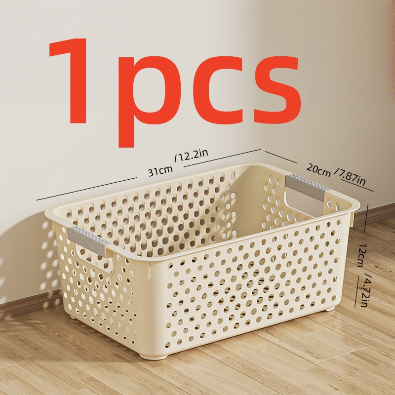 Caja de almacenamiento de plás - Home Goods Bathroom Storage reseña y precio