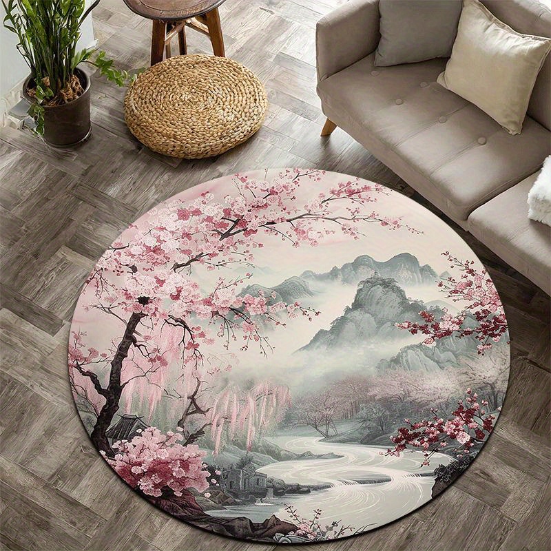 Alfombra Circular Elegante con - Home Living Bathroom Vanity reseña y precio