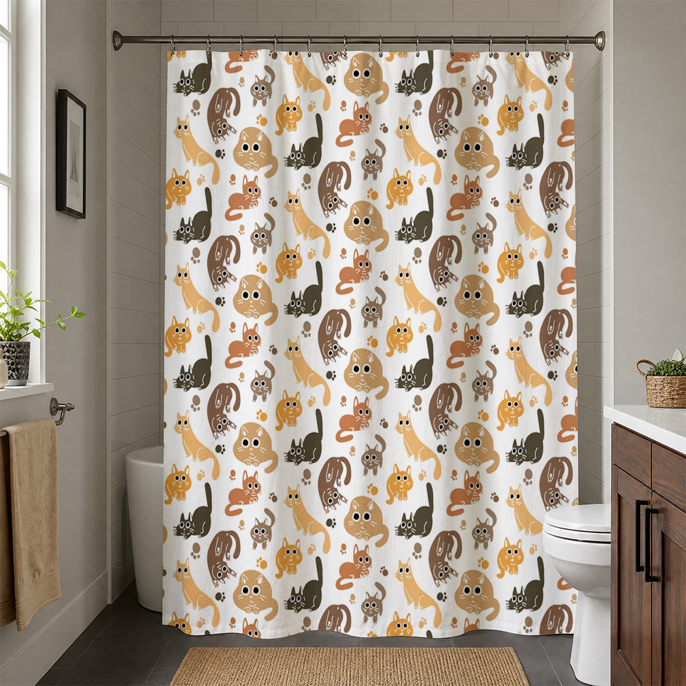 Adorable Cortina de Ducha con  - Adorable Home Bathroom Ideas reseña y precio