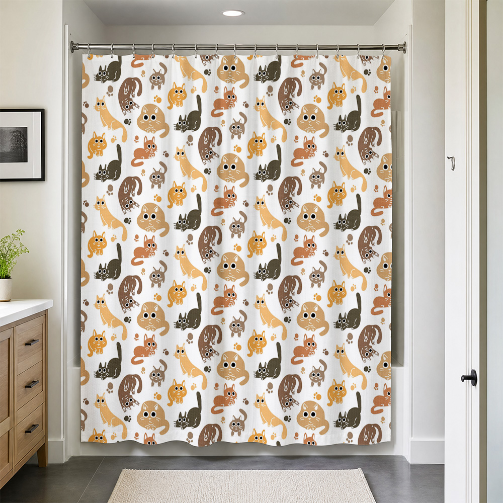 Adorable Cortina de Ducha con  - Adorable Home Bathroom Ideas reseña y precio