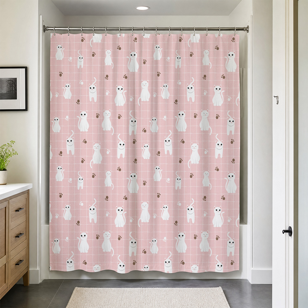 Cortina de Ducha Impermeable c - Adorable Home Bathroom Ideas reseña y precio
