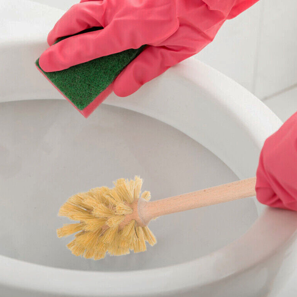 Cepillo de baño de madera con  - Toilet Brush Holder reseña y precio