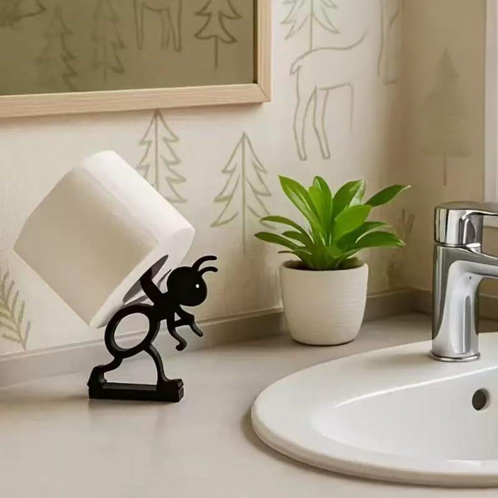 Soporte de papel higiénico con - Home Living Bathroom Vanity reseña y precio