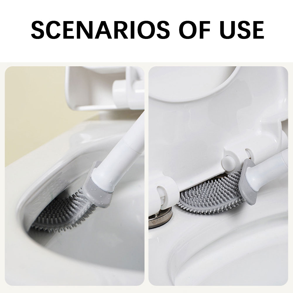 Cepillo de baño de silicona co - Toilet Brush Holder reseña y precio