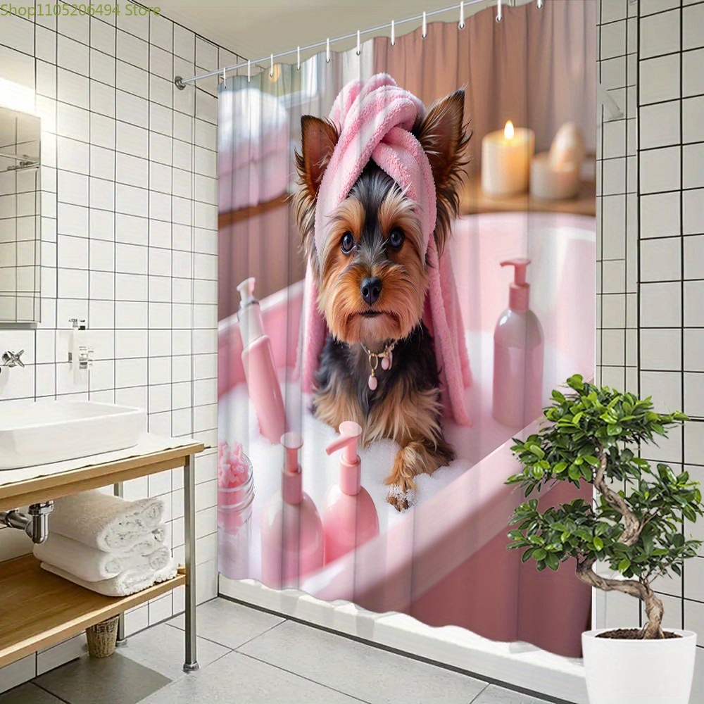 Cortina de Ducha con Diseño de - Adorable Home Bathroom Ideas reseña y precio