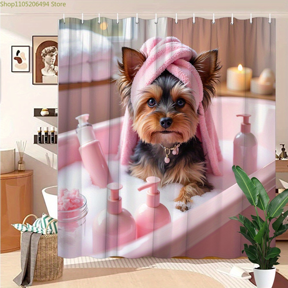 Cortina de Ducha con Diseño de - Adorable Home Bathroom Ideas reseña y precio