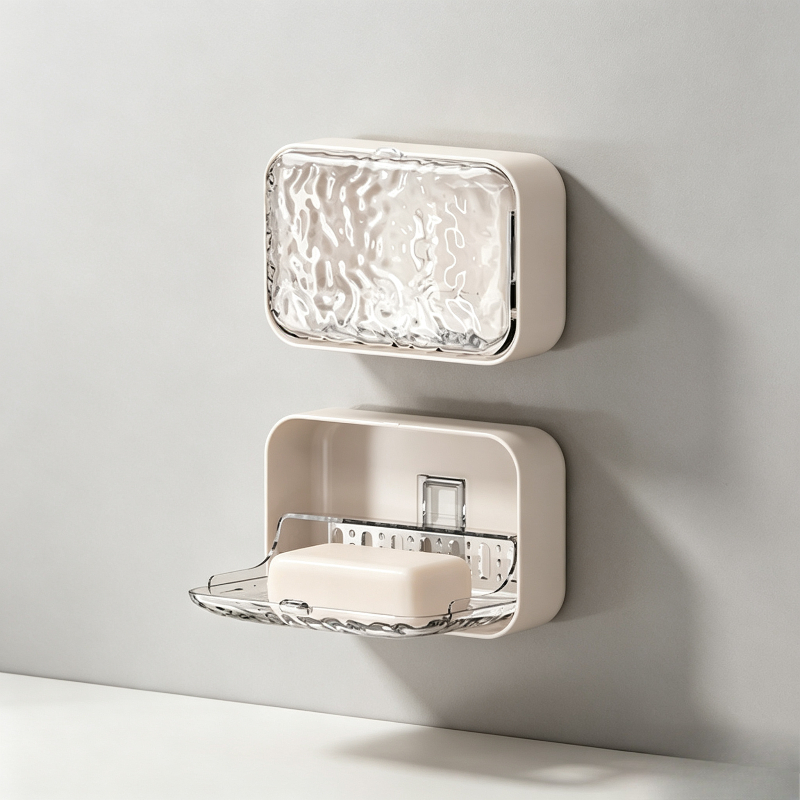 Jabonera de pared sin taladro  - Home Goods Bathroom Storage reseña y precio