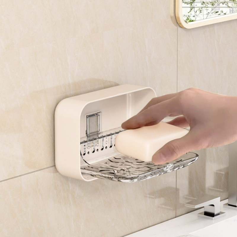 Jabonera de pared sin taladro  - Home Goods Bathroom Storage reseña y precio