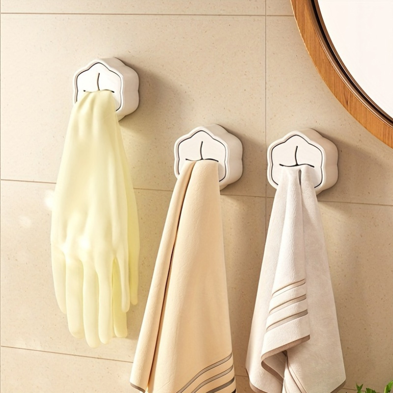 6 Ganchos Adhesivos para Toall - Home Goods Bathroom Storage reseña y precio